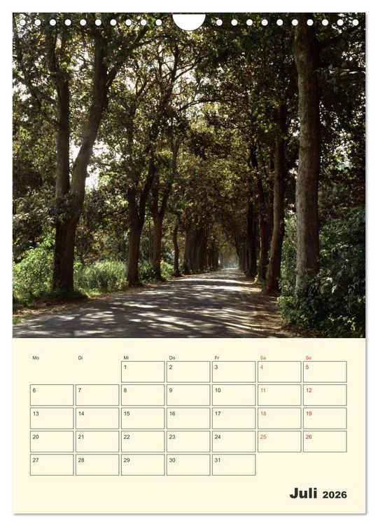 Produktbild: Usedom (Wandkalender 2026 DIN A4 hoch), CALVENDO Monatskalender