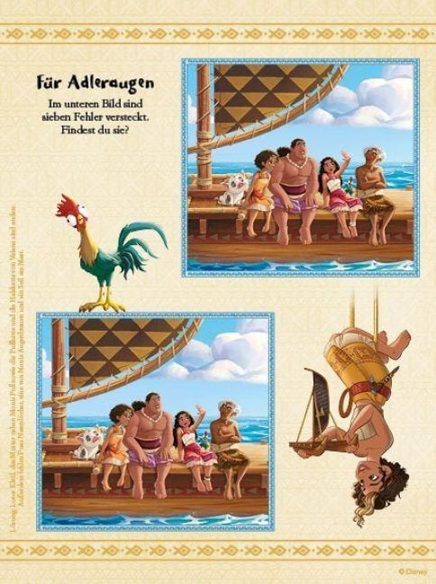 Produktbild: Disney Vaiana 2: Zauberhafter R&auml;tselspa&szlig; &ndash; Mit Stickern!