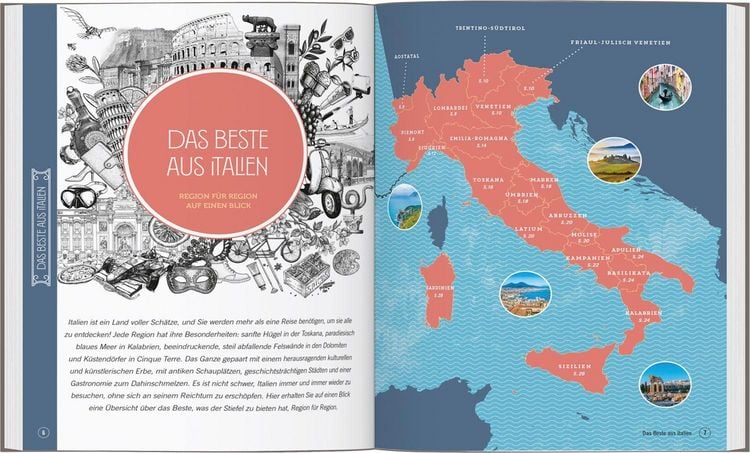 Produktbild: DUMONT Bildband Atlas der Reiselust Italien