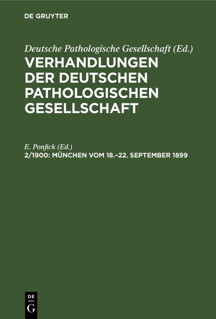 Produktbild: M&uuml;nchen vom 18.&ndash;22. September 1899
