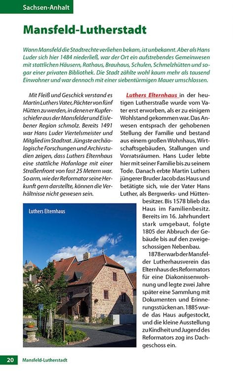 Produktbild: Der Reformator Martin Luther - Reisef&uuml;hrer