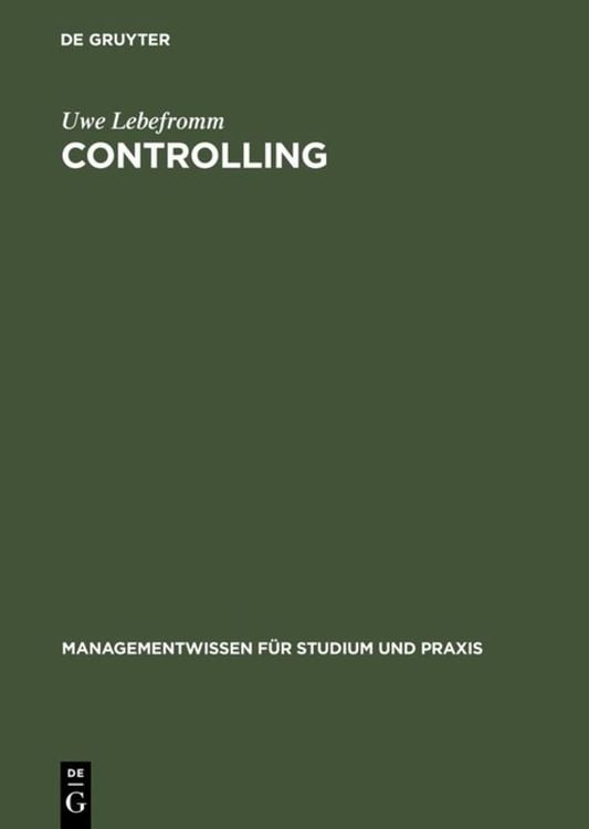 Bild vom Artikel Controlling vom Autor Uwe Lebefromm