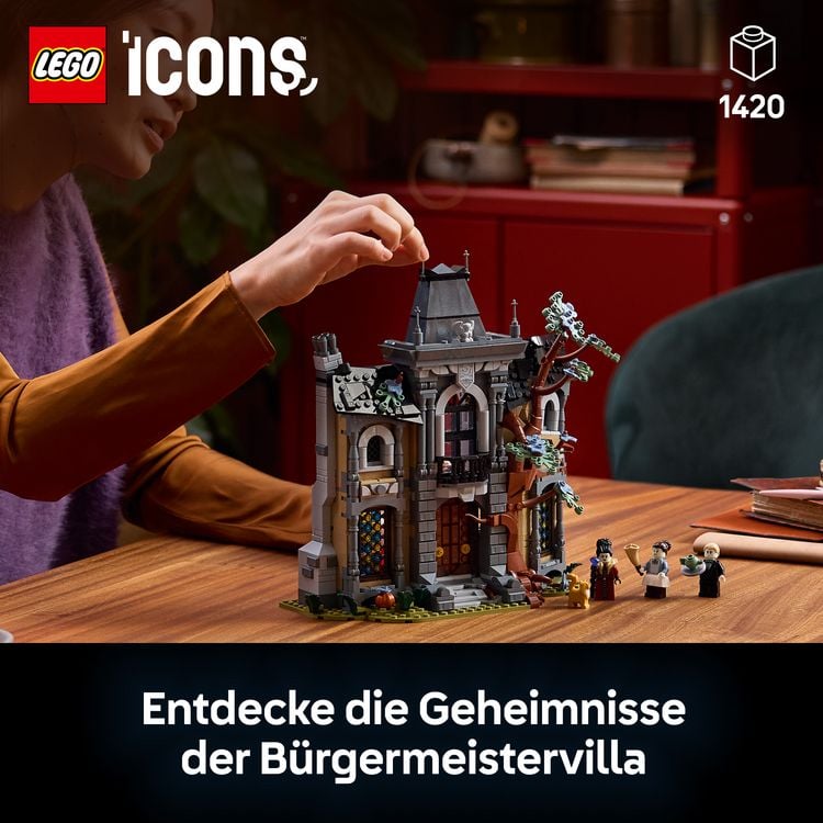 Produktbild: LEGO Icons B&uuml;rgermeistervilla Modellbausatz - gruselige Deko 11383