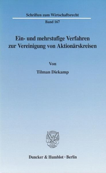 Produktbild: Ein- und mehrstufige Verfahren zur Vereinigung von Aktion&auml;rskreisen.