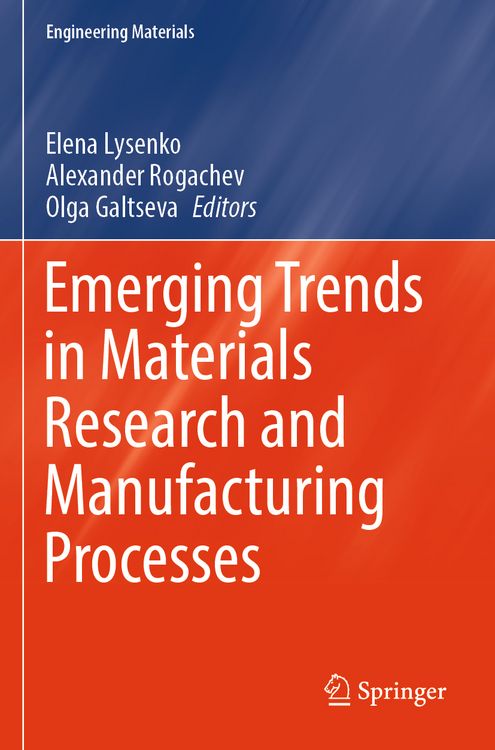Produktbild: Emerging Trends in Materials Research and Manufacturing Processes