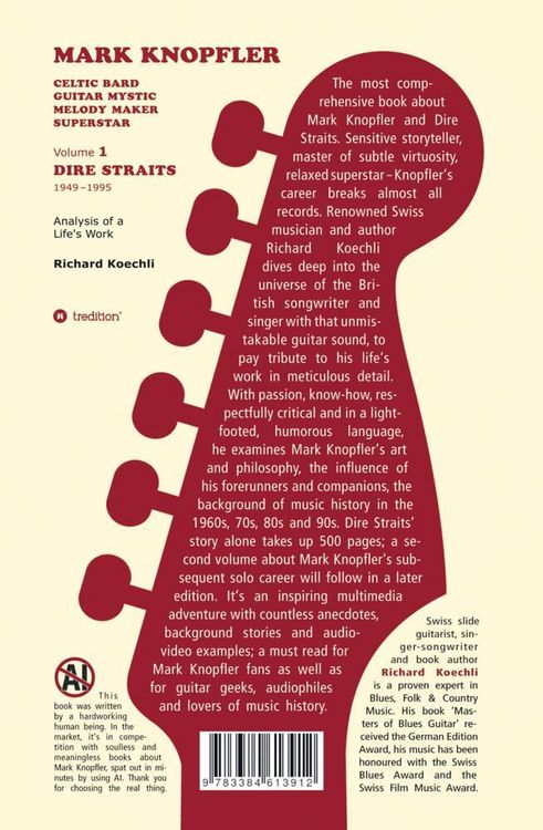 Produktbild: Mark Knopfler (Volume 1, Dire Straits) &ndash; the real 500-page book, special US edition