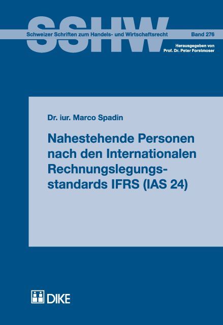 Produktbild: Nahestehende Personen nach den Internationalen Rechnungslegungsstandards IFRS (IAS 24)