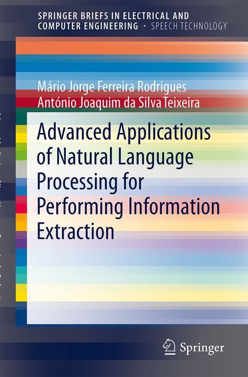 Produktbild: Advanced Applications of Natural Language Processing for Performing Information Extraction