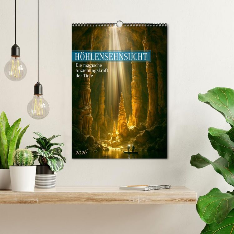 Produktbild: H&ouml;hlensehnsucht (Wandkalender 2026 DIN A3 hoch), CALVENDO Monatskalender