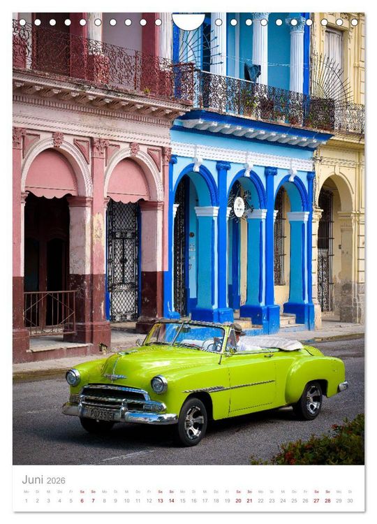 Produktbild: Old Cars of Cuba (Wandkalender 2026 DIN A4 hoch), CALVENDO Monatskalender