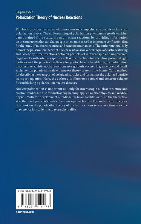 Produktbild: Polarization Theory of Nuclear Reactions