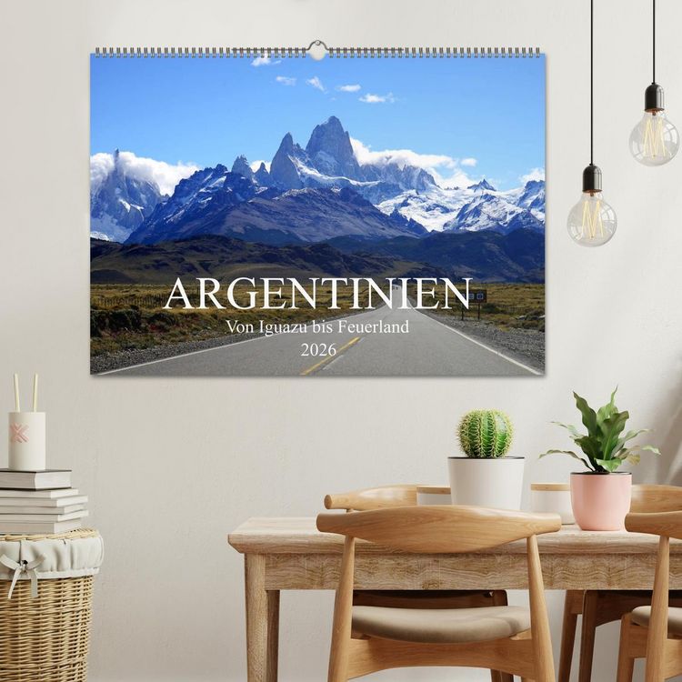 Produktbild: Argentinien - Von Iguazu bis Feuerland (Wandkalender 2026 DIN A2 quer), CALVENDO Monatskalender