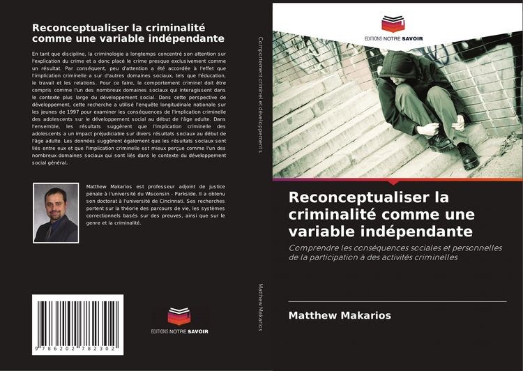 Produktbild: Reconceptualiser la criminalit&eacute; comme une variable ind&eacute;pendante