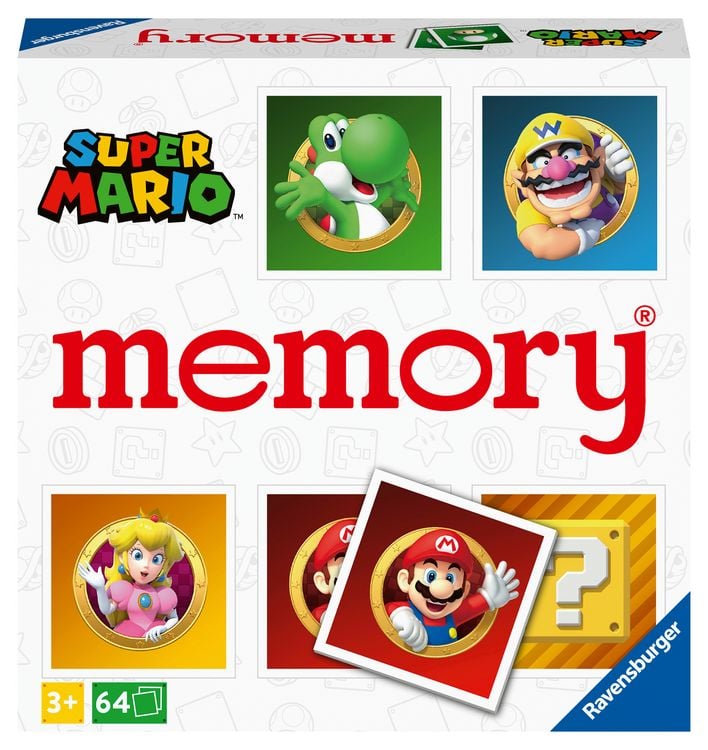 Produktbild: Memory® Super Mario - Kinderspiel ab 3 Jahre