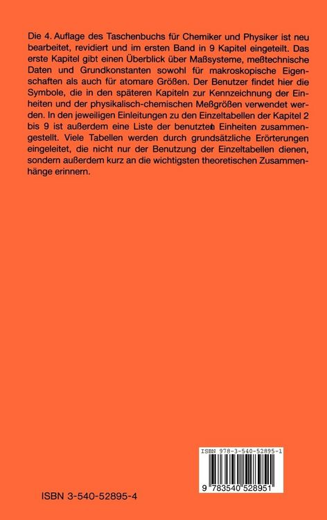 Produktbild: Taschenbuch f&uuml;r Chemiker und Physiker