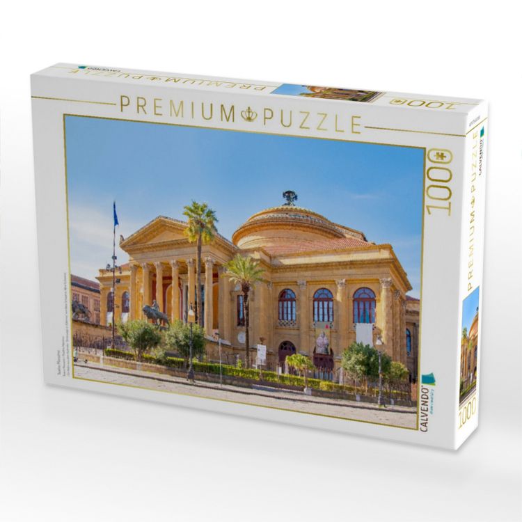 Produktbild: CALVENDO Puzzle Teatro Massimo | 1000 Teile Lege-Gr&ouml;&szlig;e 64x48cm Foto-Puzzle f&uuml;r gl&uuml;ckliche Stunden
