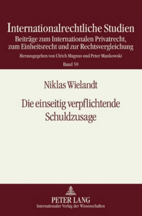 Produktbild: Die einseitig verpflichtende Schuldzusage