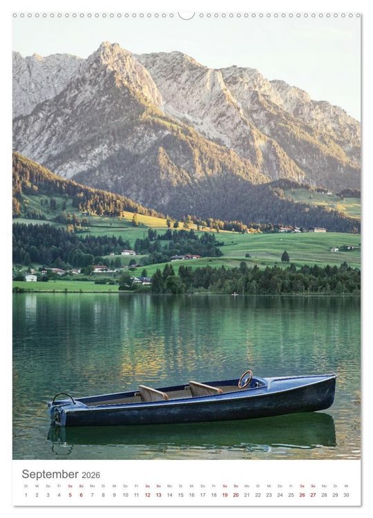 Produktbild: Alpenseen (Wandkalender 2026 DIN A2 hoch), CALVENDO Monatskalender