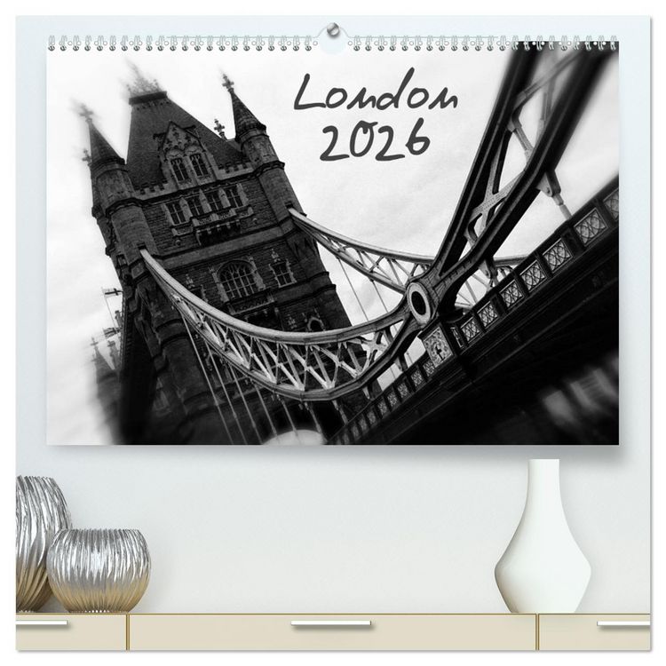 Produktbild: London (hochwertiger Premium Wandkalender 2026 DIN A2 quer), Kunstdruck in Hochglanz
