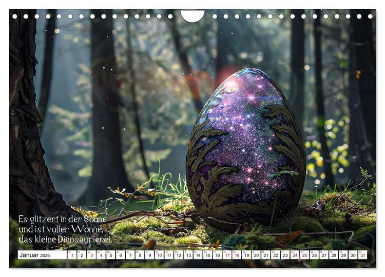 Produktbild: Ein Saurier namens Sori (Wandkalender 2026 DIN A4 quer), CALVENDO Monatskalender