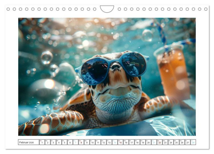 Produktbild: Hei&szlig;er Sommer (Wandkalender 2026 DIN A4 quer), CALVENDO Monatskalender