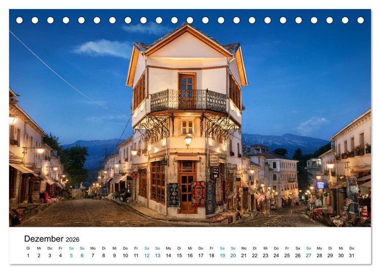 Produktbild: Albanien - Europas geheimes Paradies (Tischkalender 2026 DIN A5 quer), CALVENDO Monatskalender