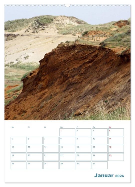 Produktbild: Sylter D&uuml;nen (Wandkalender 2026 DIN A2 hoch), CALVENDO Monatskalender