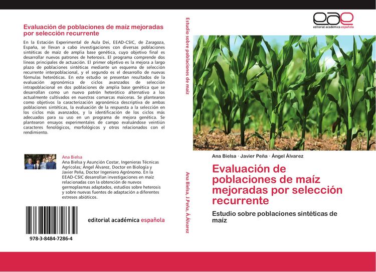Produktbild: Evaluaci&oacute;n de poblaciones de ma&iacute;z mejoradas por selecci&oacute;n recurrente