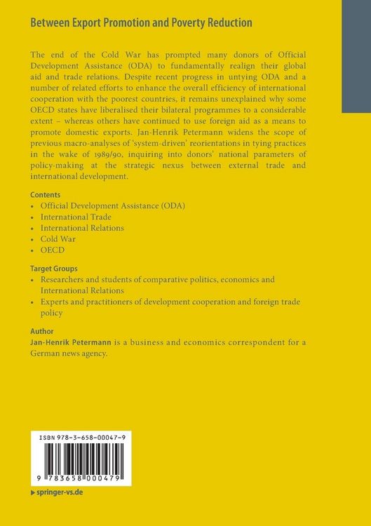 Produktbild: Between Export Promotion and Poverty Reduction