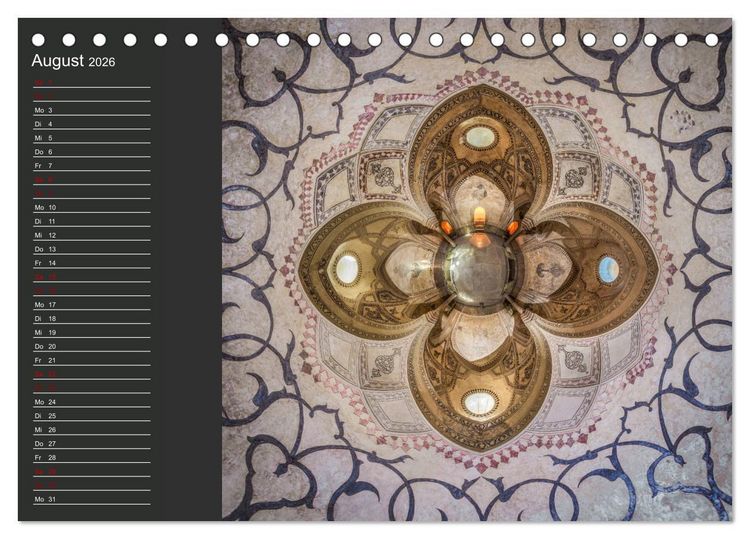 Produktbild: Orientalische Architektur - Verzaubernd (Tischkalender 2026 DIN A5 quer), CALVENDO Monatskalender