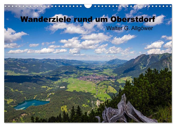 Produktbild: Wanderziele rund um Oberstdorf (Wandkalender 2026 DIN A3 quer), CALVENDO Monatskalender