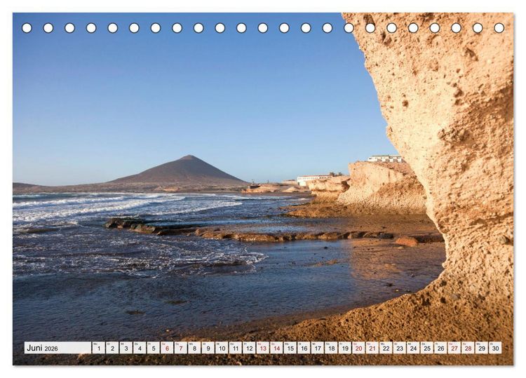 Produktbild: Die Traumstr&auml;nde der Kanaren. (Tischkalender 2026 DIN A5 quer), CALVENDO Monatskalender