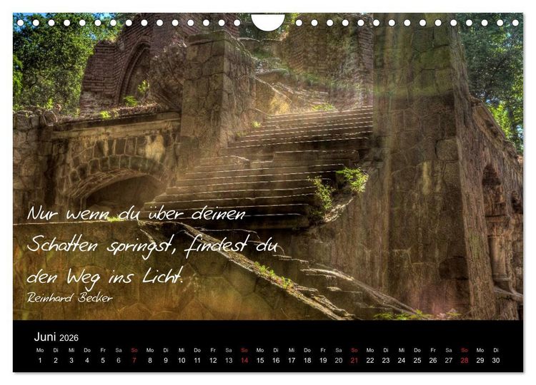 Produktbild: Poetische Wege (Wandkalender 2026 DIN A4 quer), CALVENDO Monatskalender