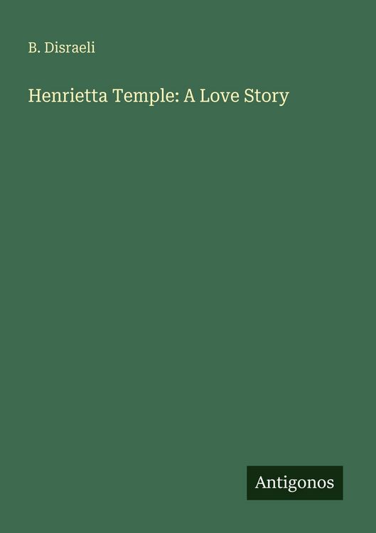 Produktbild: Henrietta Temple: A Love Story