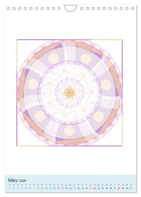 Produktbild: Transluzent-Mandalas (Wandkalender 2026 DIN A4 hoch), CALVENDO Monatskalender