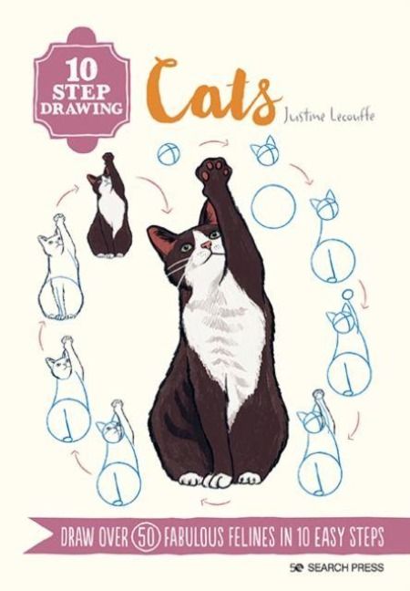 Produktbild: 10 Step Drawing: Cats