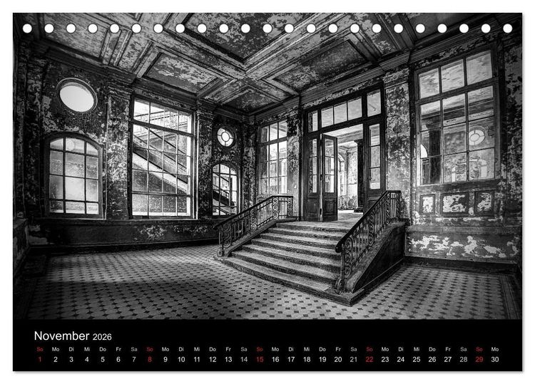 Produktbild: lost beauty (Tischkalender 2026 DIN A5 quer), CALVENDO Monatskalender
