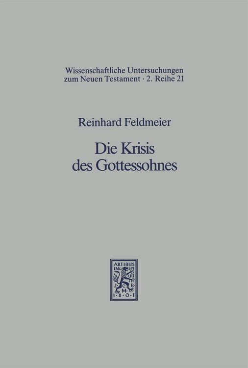 Produktbild: Die Krisis des Gottessohnes