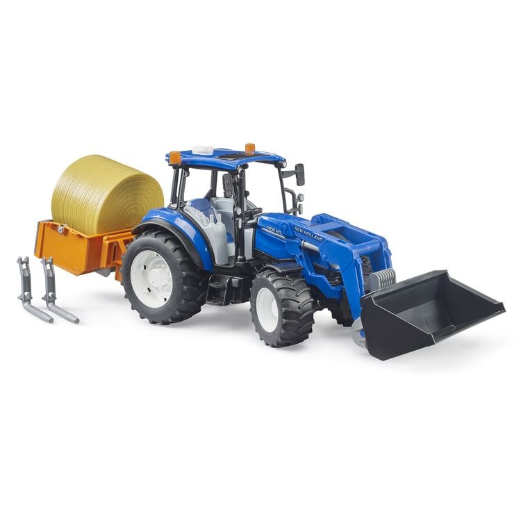 Produktbild: New Holland T5.120 mit Frontlader, Ladekasten und Gabeln
