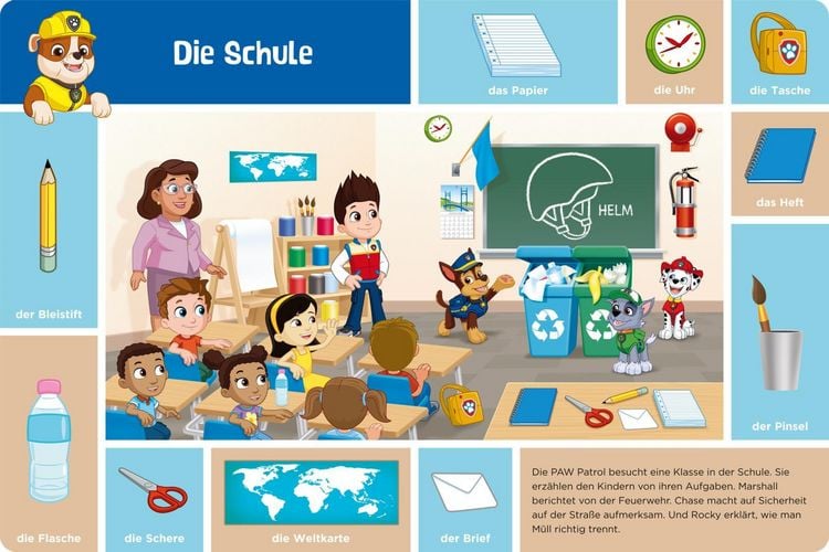Produktbild: PAW Patrol Lernbuch: Mein erstes W&ouml;rterbuch