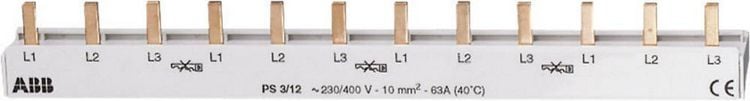 Produktbild: ABB 2CDL231001R1012 Phasenschiene PS 3/12 Phasenschiene 3polig 1St.