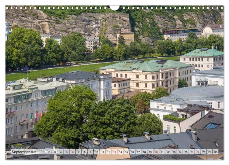 Produktbild: SALZBURG Blicke auf die Mozartstadt (Wandkalender 2026 DIN A3 quer), CALVENDO Monatskalender