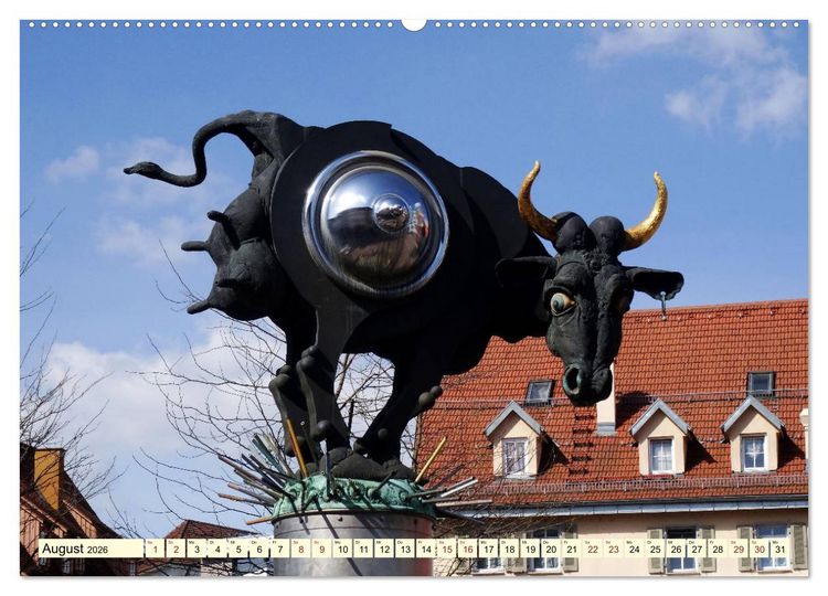 Produktbild: Unterwegs in Bietigheim-Bissingen (hochwertiger Premium Wandkalender 2026 DIN A2 quer), Kunstdruck in Hochglanz