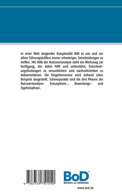 Produktbild: Nutzwertanalyse