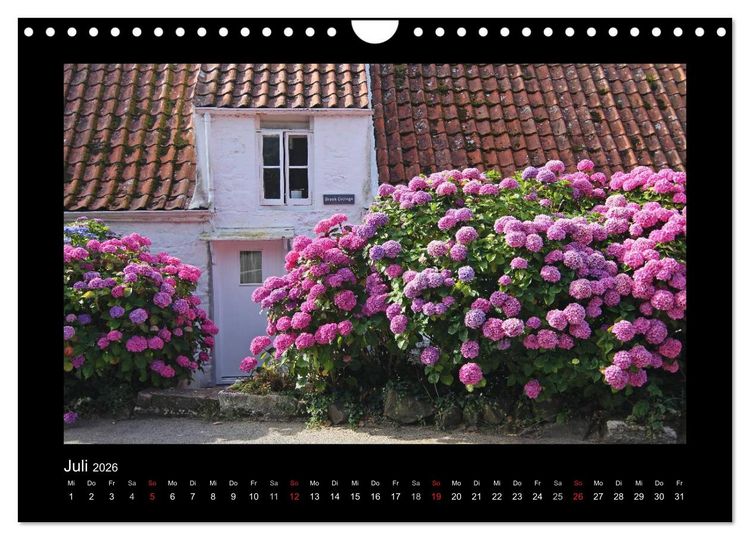Produktbild: Kanalinseln 2026 (Wandkalender 2026 DIN A4 quer), CALVENDO Monatskalender