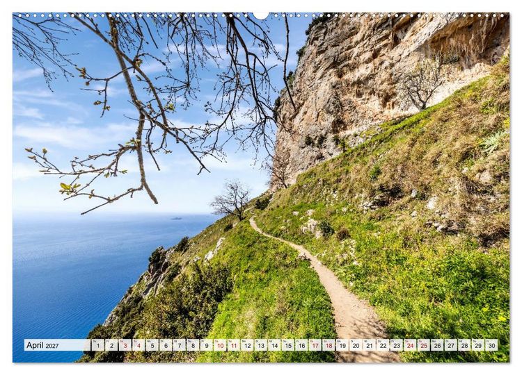 Produktbild: Amalfik&uuml;ste und Capri - Sehnsuchtsorte (Wandkalender 2027 DIN A2 quer), CALVENDO Monatskalender