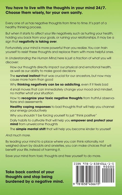 Produktbild: Understanding the Human Mind The Danger of Negative Thinking