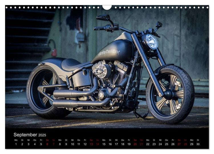 Produktbild: Exklusive Best of Fat Ass Custombike Edition, feinste Harleys mit fettem Hintern (Wandkalender 2025 DIN A3 quer), CALVENDO Monatskalender