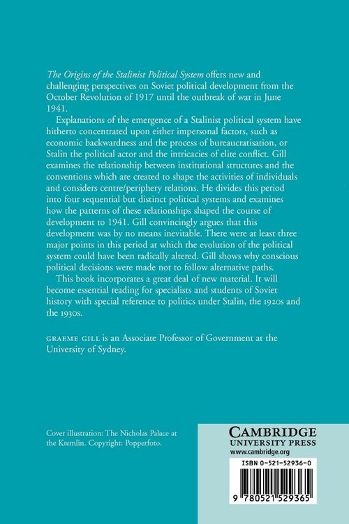 Produktbild: The Origins of the Stalinist Political System