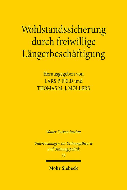 Produktbild: Wohlstandssicherung durch freiwillige L&auml;ngerbesch&auml;ftigung